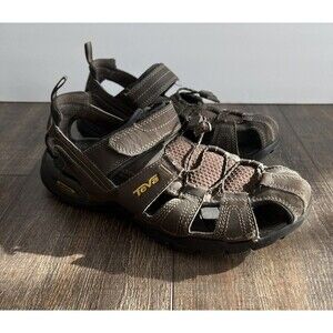 Teva Forebay Turkish Coffee Sport Sandals Men's Size 9 Hiking